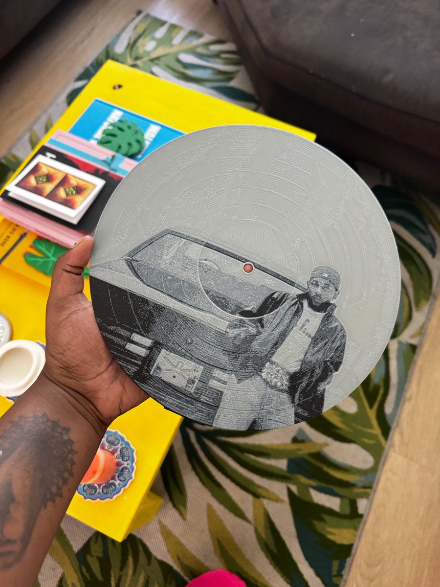 Just Printed a Decorative GNX Vinyl 🤟🏾