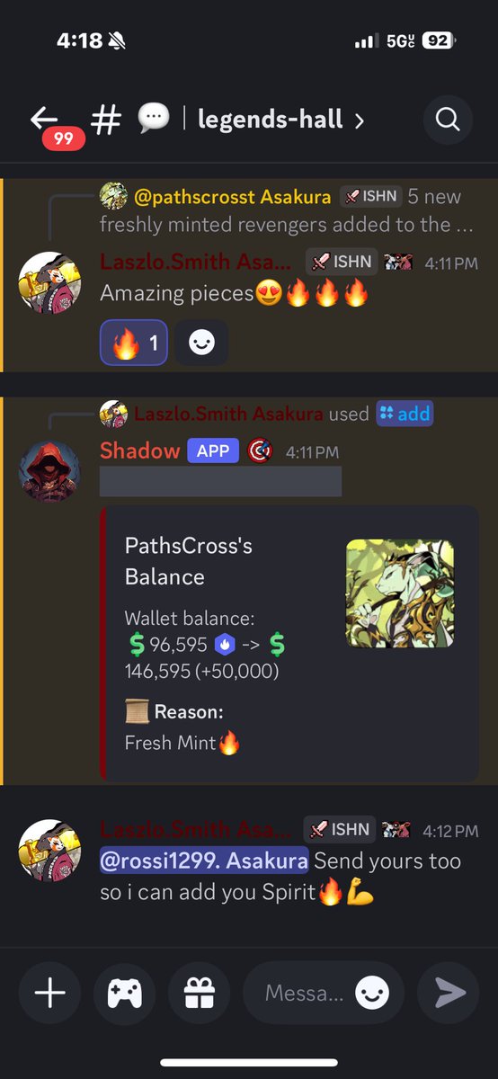 PathsCross (@pathscrosst) on Twitter photo My entry into the contest 😍 I got into this project a few months ago and super excited to see how it is evolving! There are 3 simultaneous contest going on right now to maximize giving back to the community for freshly minted revengers! Check out the <a href="/Project_Ishin/">Project Ishin</a> page for My entry into the contest 😍 I got into this project a few months ago and super excited to see how it is evolving! There are 3 simultaneous contest going on right now to maximize giving back to the community for freshly minted revengers! Check out the <a href="/Project_Ishin/">Project Ishin</a> page for