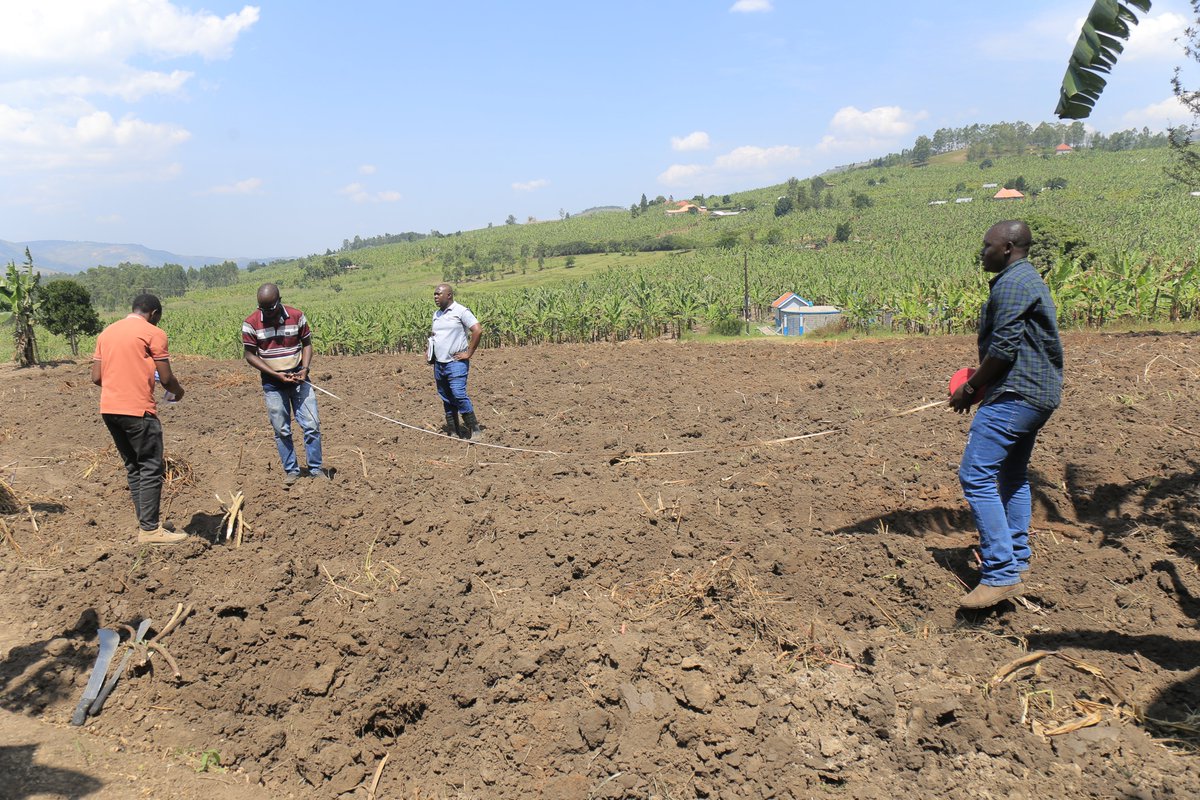 AESA East Africa meeting with Isingiro district team on establishment of irrigation demo resulted into site visits and farmilalization on 2 sites.
#irrigation 
#DemoSite
#ICRPUPDATES