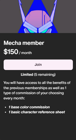 i have added a new membership to my patreon ! it will let you choose base color commissions or reference sheets ! every month!  
all memberships will let you enter to my private discord server where i post my wip art as well ! ⭐
#patreoncreator  #nsfw