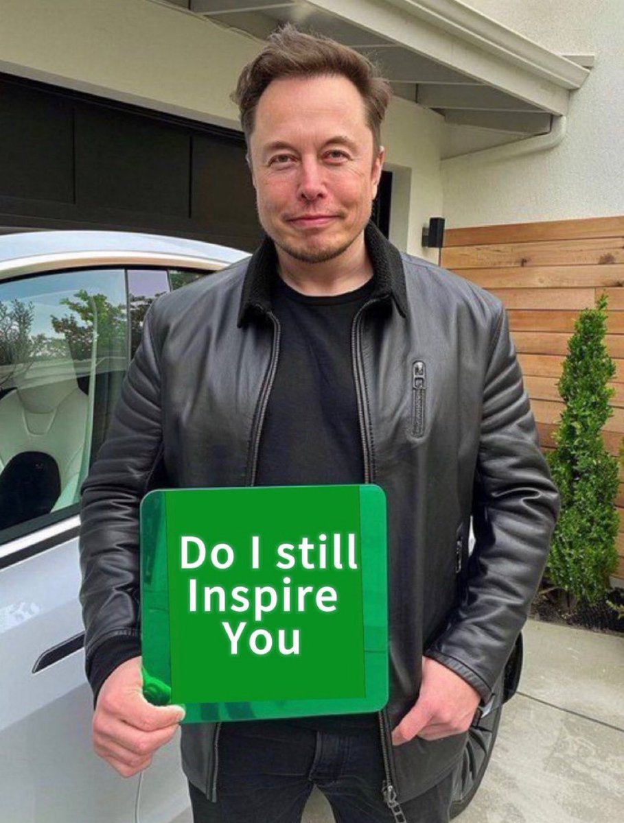 Be honest!

Do I still inspire you ?

A. YES 
B. NO