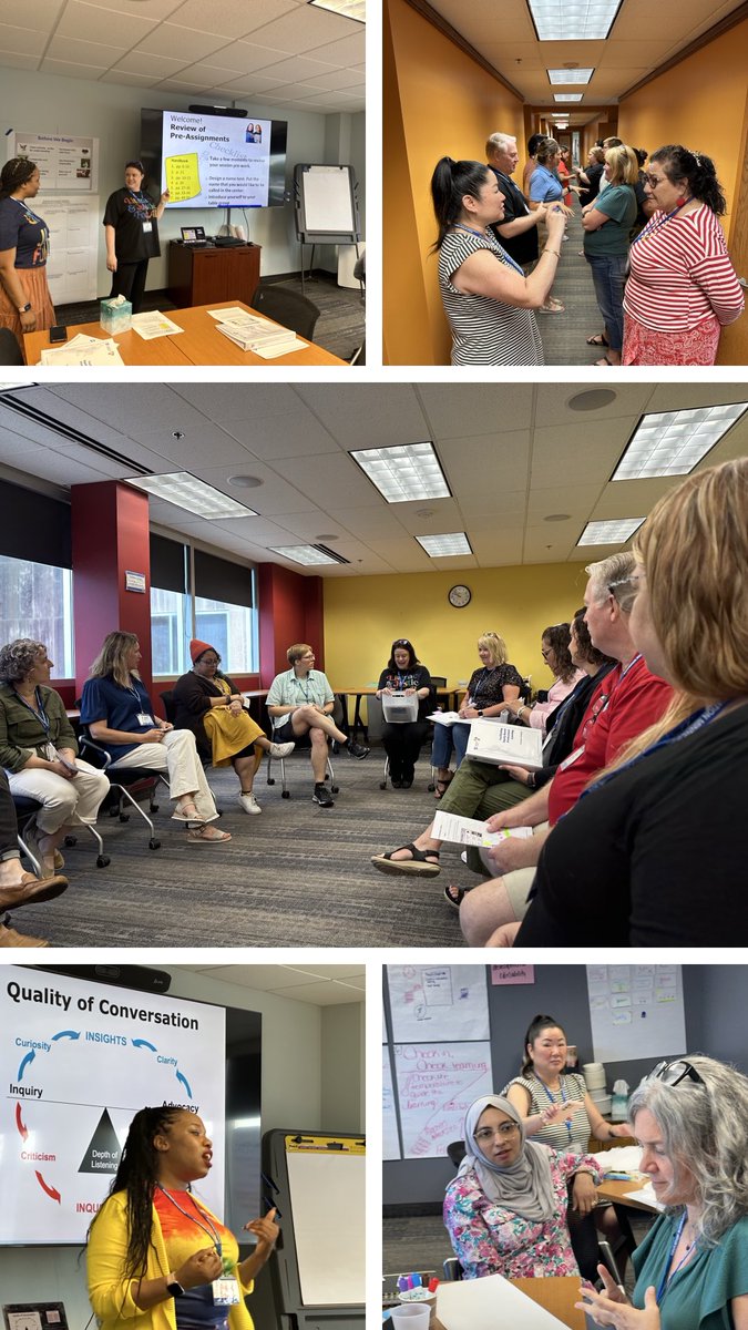 beautiful opportunity to offer ⁦<a href="/AFTteach/">AFT TEACH</a>⁩ Facilitating #Equity Based #ProfessionalLearning w/ ⁦<a href="/EducationMN/">Education Minnesota</a>⁩ -many MN districts &amp; educators have been doing this work for a while-focused w/group on where we are, where we want to go &amp; the systems within our control