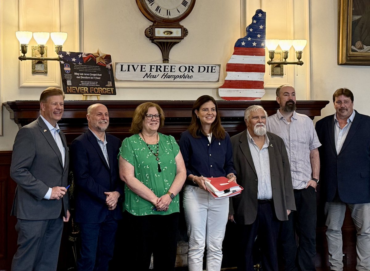 State Senator Tim McGough (@votemcgough) on Twitter photo Thank you <a href="/KellyAyotte/">Governor Kelly Ayotte</a> for signing our NH budget—and for including me in final negotiations (and handing me a signing pen)! Promises Made, Promises Delivered: disability waitlist ✅ healthcare access ✅ car inspections reform ✅ PFAS cleanup ✅ record education funding. Grateful Thank you <a href="/KellyAyotte/">Governor Kelly Ayotte</a> for signing our NH budget—and for including me in final negotiations (and handing me a signing pen)! Promises Made, Promises Delivered: disability waitlist ✅ healthcare access ✅ car inspections reform ✅ PFAS cleanup ✅ record education funding. Grateful