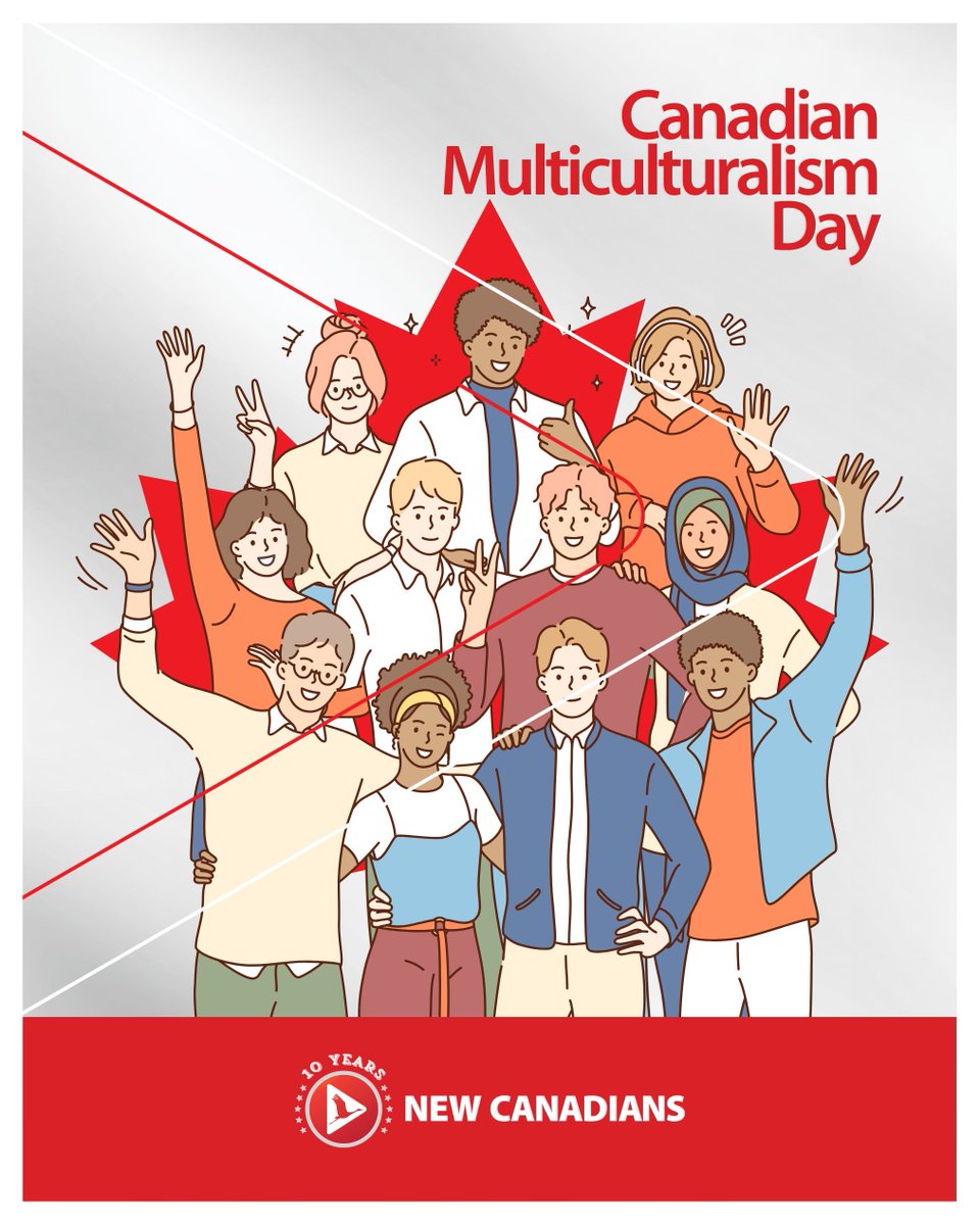 NewCdns's tweet image. Celebrating #CanadianMulticulturalismDay, a day to honour the diverse cultures that enrich Canada &amp;amp; the strength we find in unity. At #NewCanadians, we’re proud to share stories of newcomers &amp;amp; support them at every step of their journey.

#MulticulturalismDay ##Diversity #CdnImm