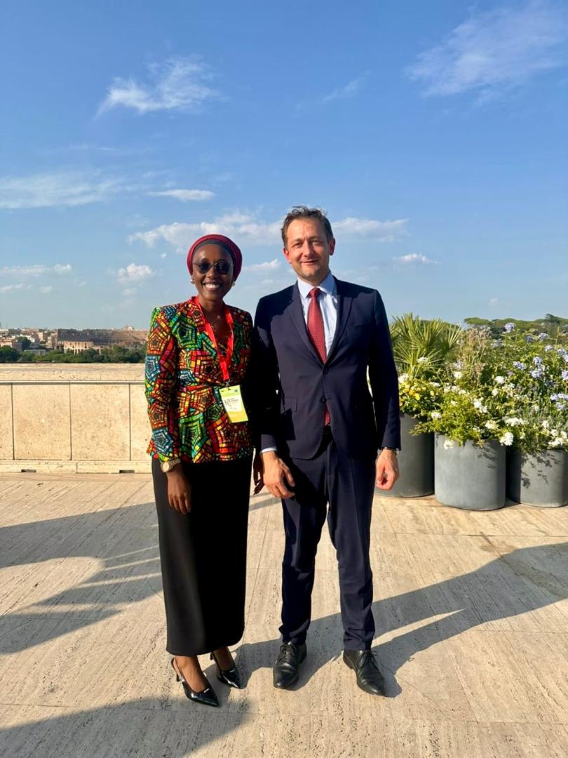 Rwanda Youth In Agribusiness Forum (@ryaf_agribiz) on Twitter photo At the 6th AU-EU Agriculture Ministerial conference in Italy 🇮🇹, today, on 27th June 2025, RYAF joined the call for youth to move from symbolic participation to systematic inclusion in agri-food systems.
In her keynote,our Chairperson <a href="/SakinaUsengima1/">African Entrepreneur</a> highlighted the urgent need At the 6th AU-EU Agriculture Ministerial conference in Italy 🇮🇹, today, on 27th June 2025, RYAF joined the call for youth to move from symbolic participation to systematic inclusion in agri-food systems.
In her keynote,our Chairperson <a href="/SakinaUsengima1/">African Entrepreneur</a> highlighted the urgent need