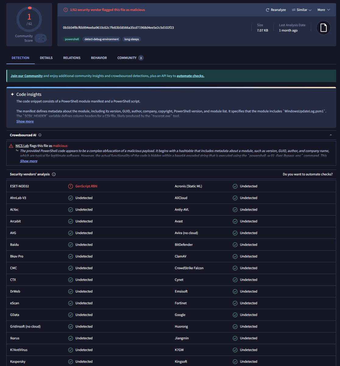 t3ft3lb's tweet image. APT #CloudAtlas FUD #PowerShower

AdobeMon.ps1
virustotal.com/gui/file/b7ea9…
virustotal.com/gui/file/0b5b5…
app.any.run/tasks/f95a54b2…

powershell -w 01 -Exec Bypass -enc [base64_payload]

URL: hxxps://gimnazija[.]org/dmvc.html/bopyrus40
