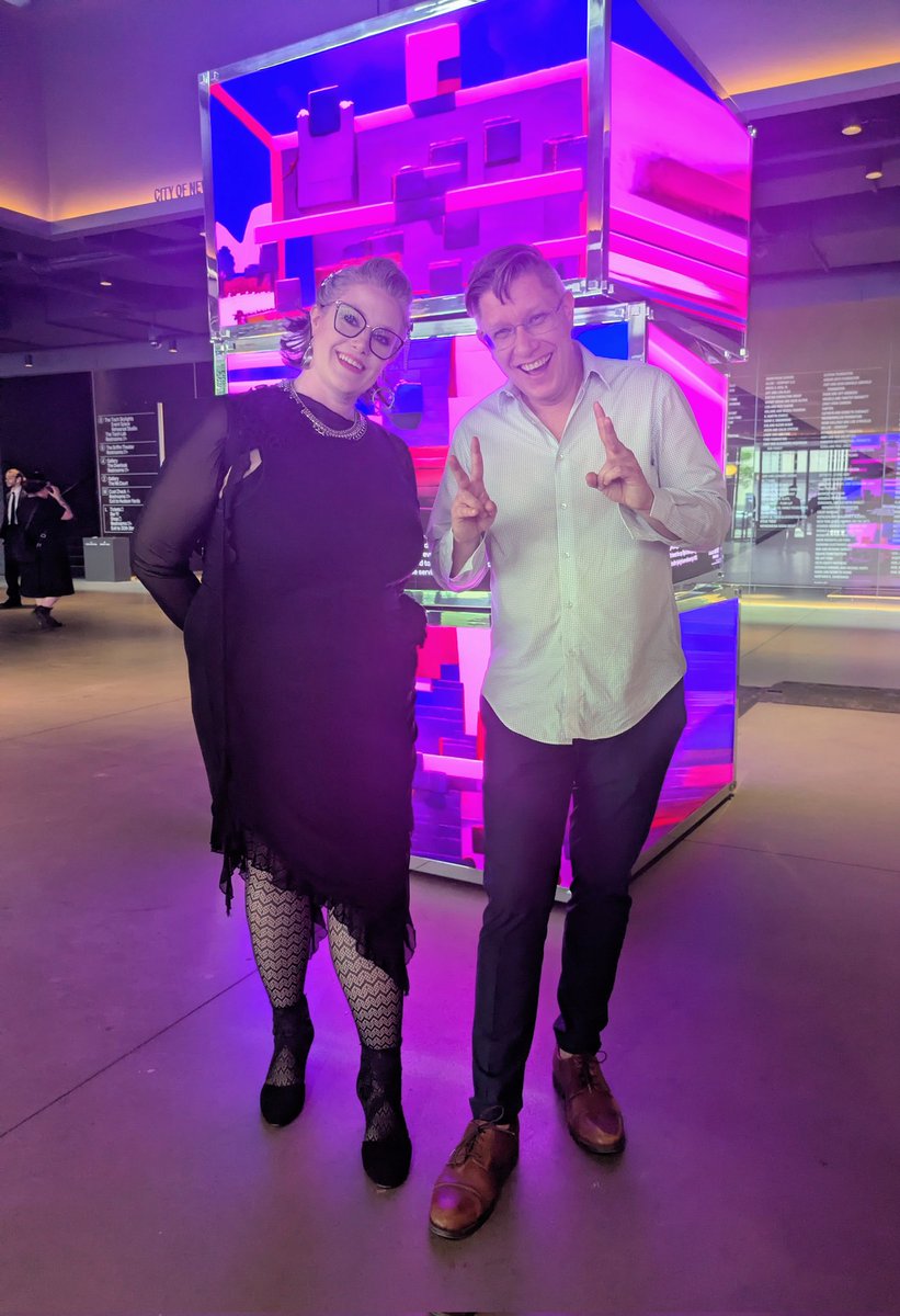 Had an amazing time at the <a href="/beeple/">beeple</a> exhibition! I could have sat and played all day! <a href="/photosbyswati/">Swati Chakraborty | photosbyswati.eth</a> wanted to make sure our epic shoes got some love.
