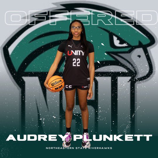 Audrey Plunkett (@audrey_plunkett) on Twitter photo After an amazing unofficial visit I am blessed to receive an offer from Northeastern State University #AGTG <a href="/Ajhawkinsbasket/">A.j. Hawkins Basketball</a> <a href="/Coach_Ferg/">Keith Ferguson</a> After an amazing unofficial visit I am blessed to receive an offer from Northeastern State University #AGTG <a href="/Ajhawkinsbasket/">A.j. Hawkins Basketball</a> <a href="/Coach_Ferg/">Keith Ferguson</a>