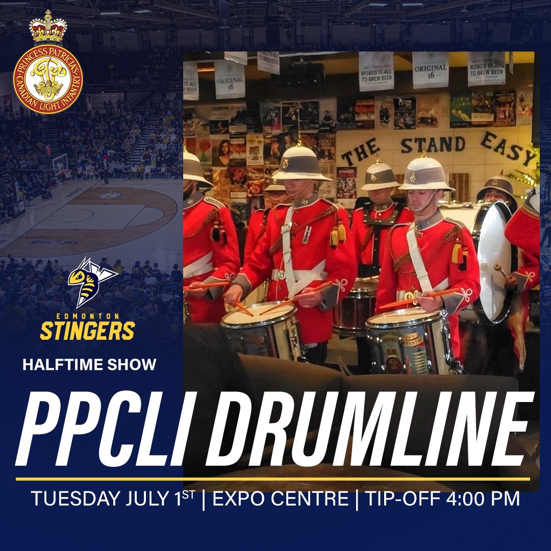 Canada Day halftime show announcement!🗣
The PPCLI Drumline has your halftime entertainment on Tuesday during our Canada Day matchup against the Montreal Alliance!🇨🇦