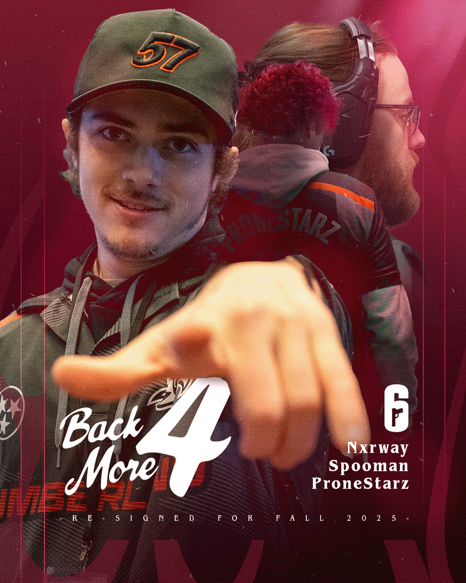 We're back to shake up the scene for another year running🔒

Welcome back to Cumberland Rainbow Six
<a href="/ProneStarz/">Prone</a>
<a href="/NateSpomer/">Nate Spomer</a> 
Nxrway

#CUEsports | #R6SX