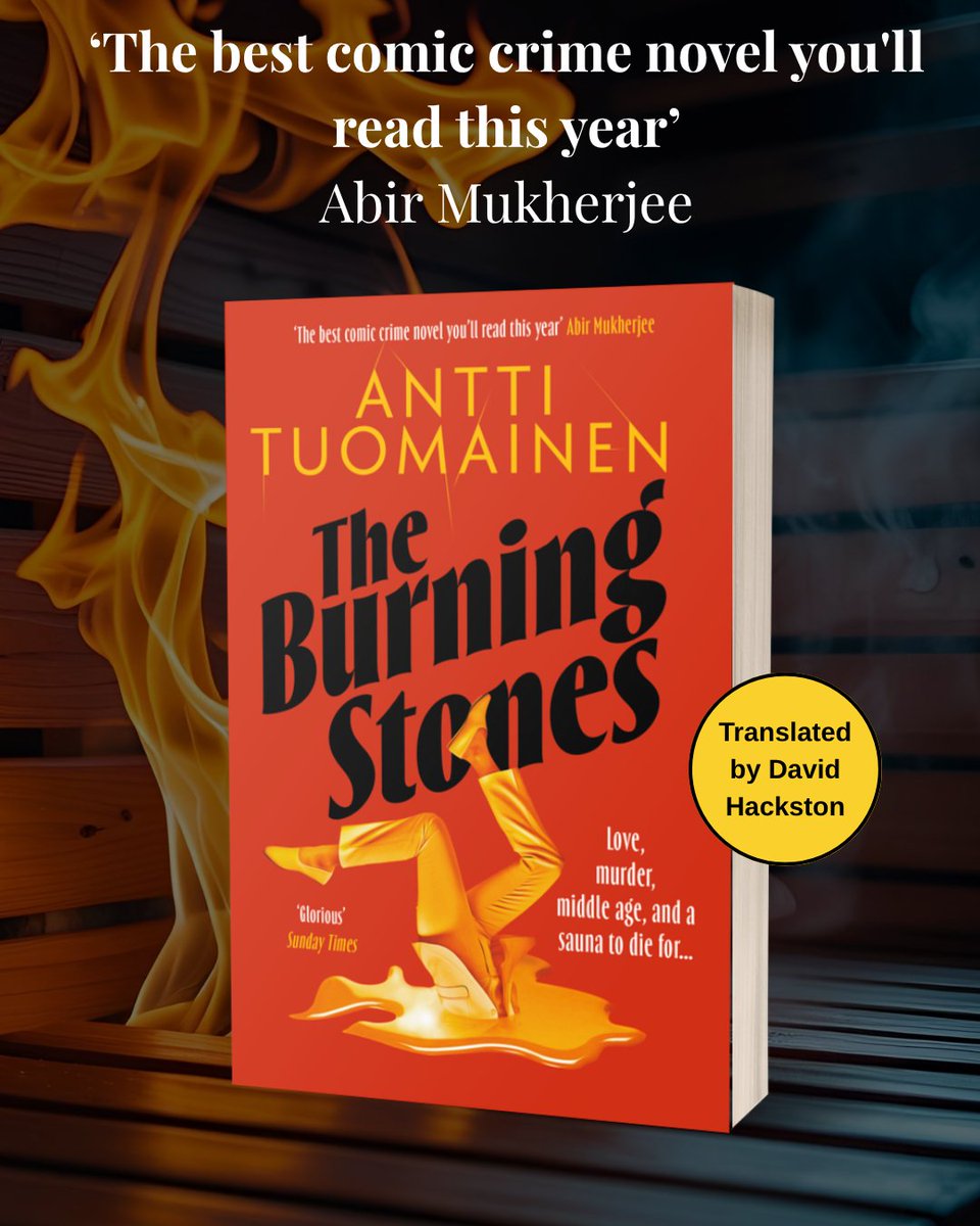 Karen Sullivan 🇺🇦🇨🇦🇬🇧 (@orendabooks) on Twitter photo 🔥#ICYMI🔥
The HOTTEST book of 2025 lands in paperback, 14/08 🥳
#TheBurningStones by <a href="/antti_tuomainen/">Antti Tuomainen</a> T <a href="/countertenorist/">David Hackston</a> - there's love, murder, middle age, and a sauna to die for…
🔥 bit.ly/3TfMqcZ
#BookTwitter #CrimeFiction #Thriller 🔥#ICYMI🔥
The HOTTEST book of 2025 lands in paperback, 14/08 🥳
#TheBurningStones by <a href="/antti_tuomainen/">Antti Tuomainen</a> T <a href="/countertenorist/">David Hackston</a> - there's love, murder, middle age, and a sauna to die for…
🔥 bit.ly/3TfMqcZ
#BookTwitter #CrimeFiction #Thriller
