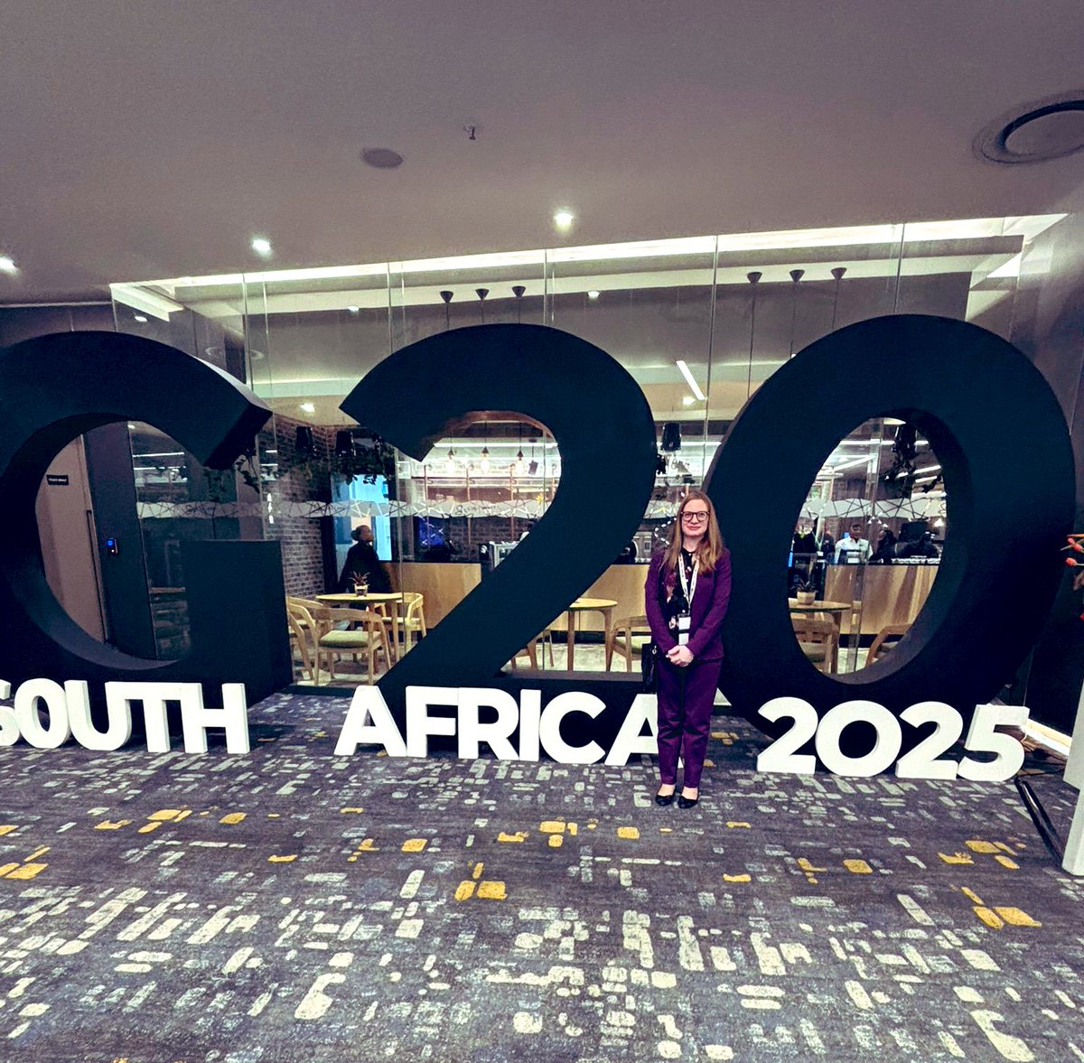 #G20SouthAfrica Happy to represent the <a href="/WorldBank/">WorldBank</a> at the G20 Sherpas meeting to support G20 priorities including Jobs creation in developing countries and critical minerals, and actions the #G20 can take. Thank you #SouthAfrica @g20 Team!