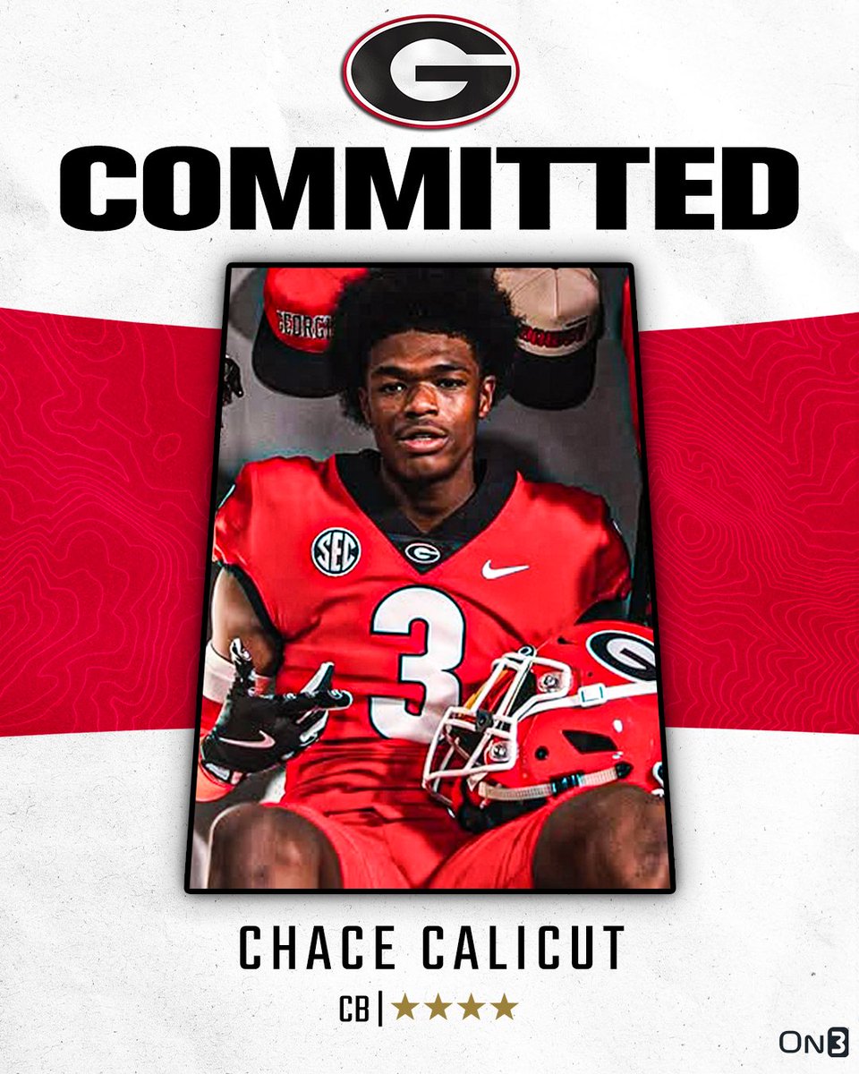 NEWS: Georgia comes from behind to knock off Texas for Chace Calicut. 🐶

"I am even surprised myself that I ended up committing to Georgia," Calicut said.

Calicut tells you why he chose the Bulldogs: on3.com/news/georgia-c…