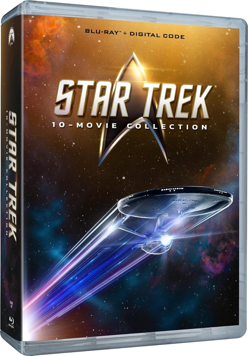 The STAR TREK - 10 MOVIE COLLECTION on Blu-ray is down to $48 — amzn.to/4461aRR #ad