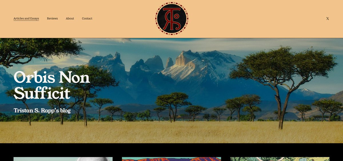 Tristan S. Rapp (@hieraaetus) on Twitter photo Have just launched my personal website/blog, where I will be hosting links to all the articles I write for <a href="/Theextinctions/">The Extinctions</a>, <a href="/NoemaMag/">Noema Magazine</a>, <a href="/Quillette/">Quillette</a> and others, as well as posting reviews of books, movies and other media occasionally. Link in my bio. Have just launched my personal website/blog, where I will be hosting links to all the articles I write for <a href="/Theextinctions/">The Extinctions</a>, <a href="/NoemaMag/">Noema Magazine</a>, <a href="/Quillette/">Quillette</a> and others, as well as posting reviews of books, movies and other media occasionally. Link in my bio.
