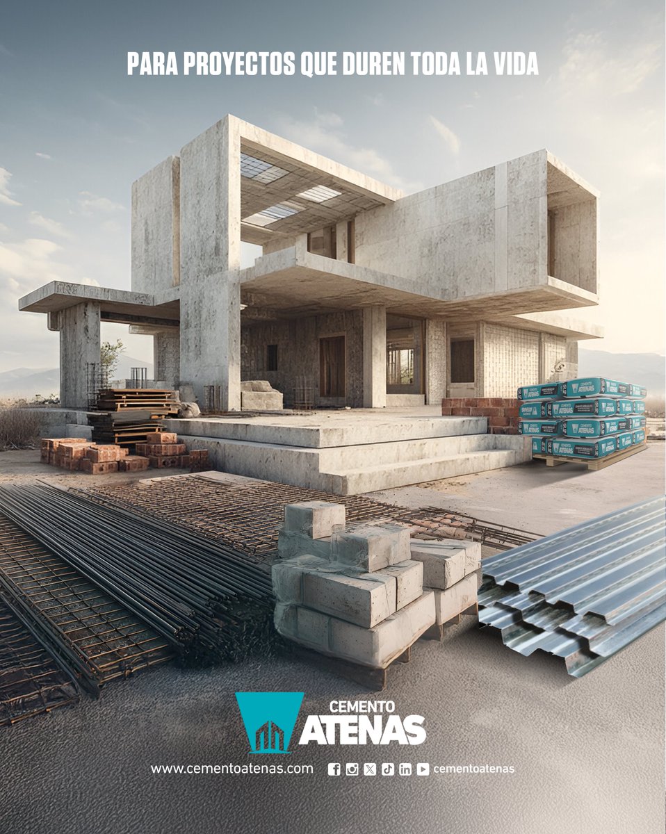 💬 ¿𝗧𝘂 𝗼𝗯𝗿𝗮 𝗺𝗲𝗿𝗲𝗰𝗲 𝗱𝘂𝗿𝗮𝗿?
🏗️ Entonces merece Cemento Atenas.
👉 Hecho para resistir el tiempo. ⌛️

#LaCalidadNoSeNegocia #ResistenciaQuePerdura #CementoAtenas