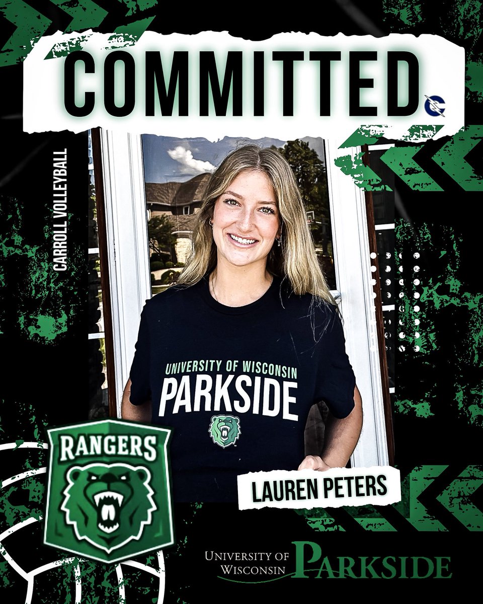 Congratulations to Lauren Peters on her commitment to play volleyball at the University of Wisconsin-Parkside! 💙🏐💚