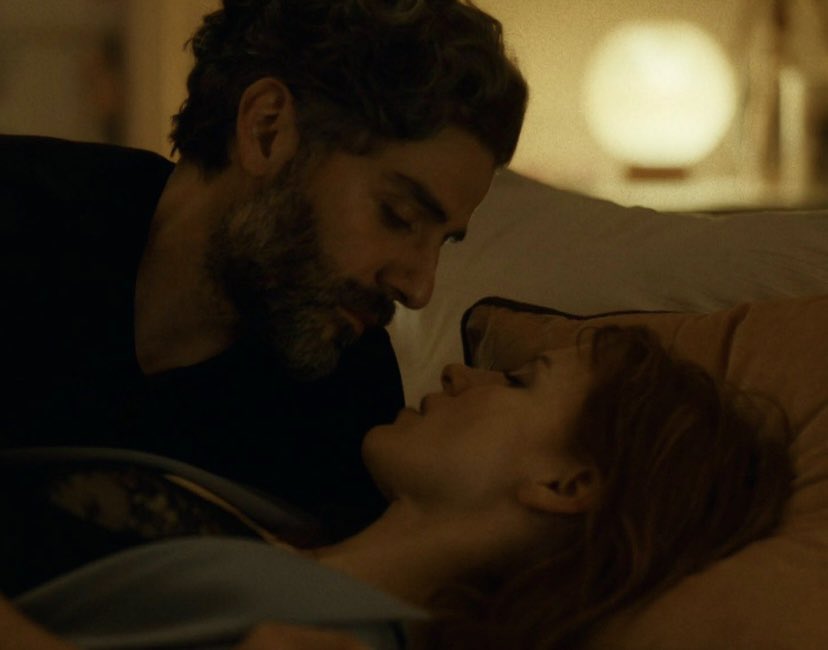 chastainposts's tweet image. jessica chastain and oscar isaac in scenes from a marriage (2021)
