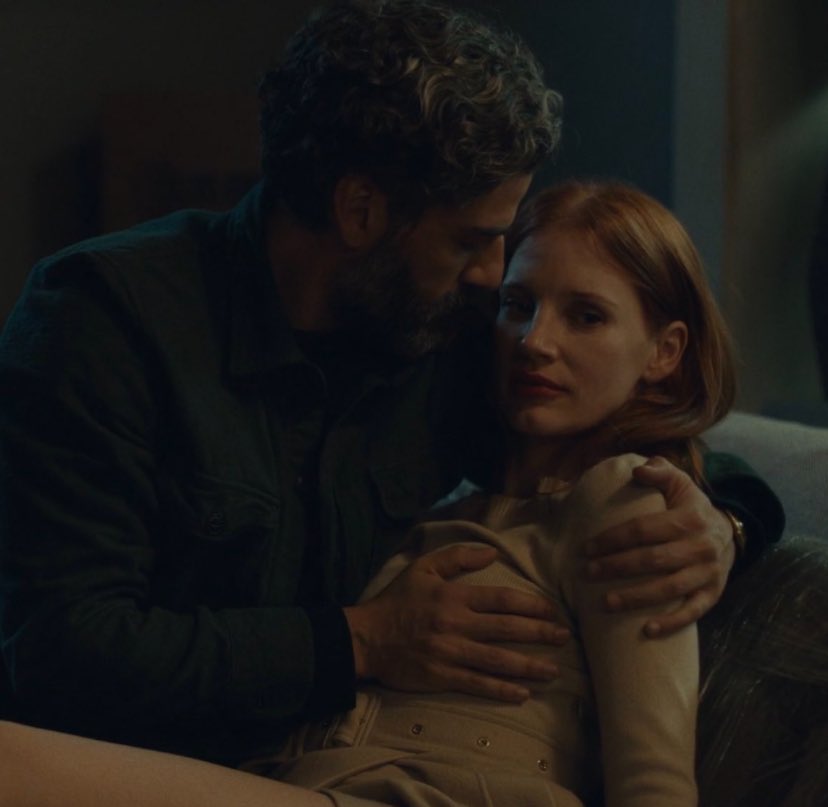 chastainposts's tweet image. jessica chastain and oscar isaac in scenes from a marriage (2021)