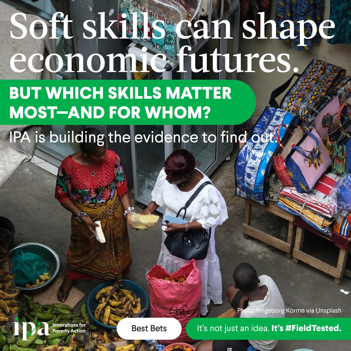 Soft skills shape how people set goals, take initiative, and overcome challenges—key to economic success
IPA is growing the #FieldTested evidence base:
🛠️ Co-developed ESTEEM to measure soft skills
📊 Funding research to close key gaps
Better data = better programs.
🔗
