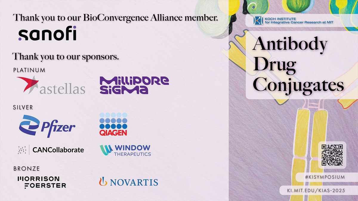 kochinstitute's tweet image. Don’t miss out on next year’s #KIsymposium! Mark your calendars for Thursday, June 18 for an exciting discussion of diet and metabolism in cancer. Sign up for our event emails: mit-ki.org/sign-up