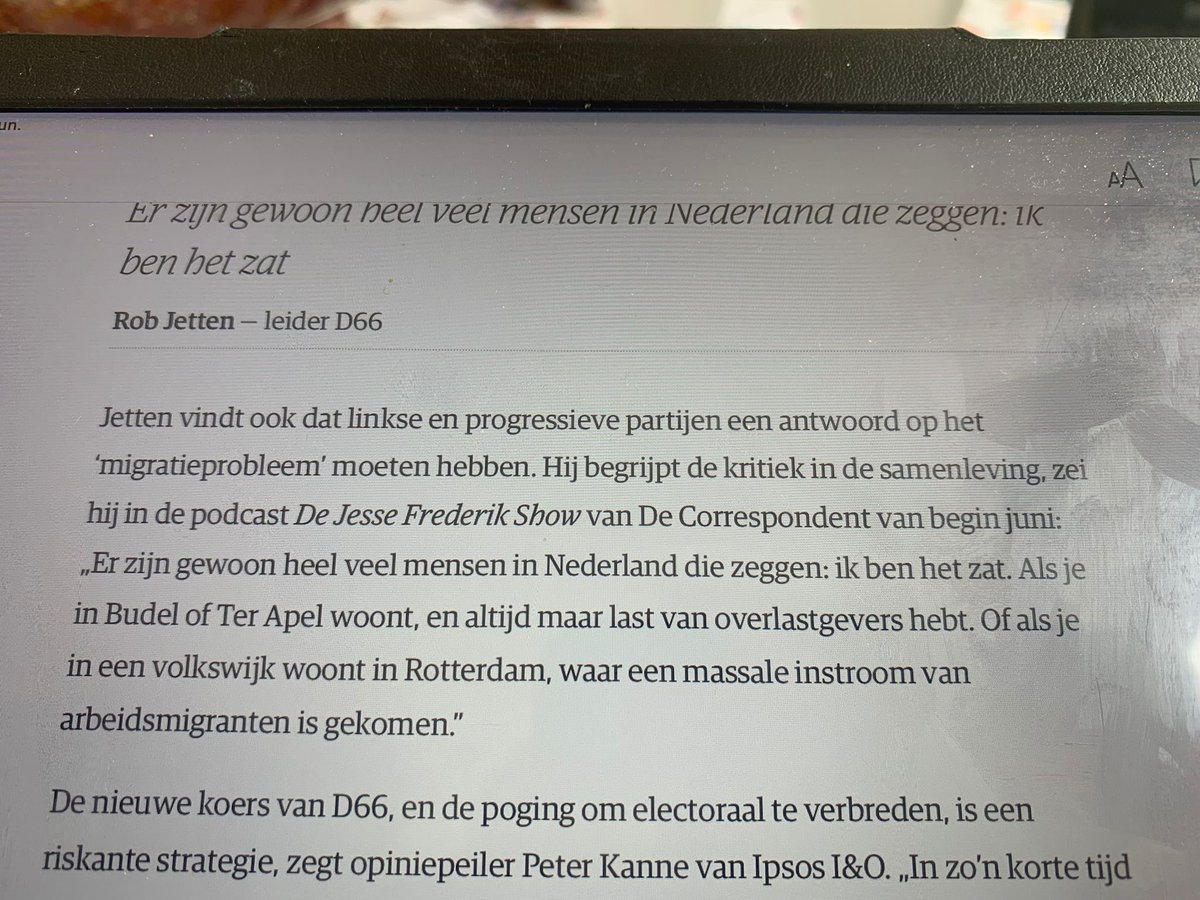 Rob Jetten doet een ontdekking in juni 2025 (!):
