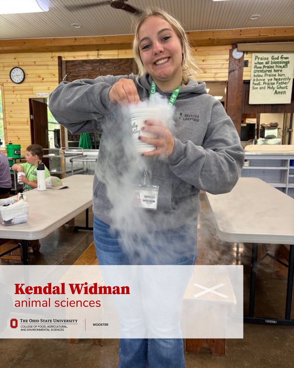 Kendal Widman, a sophomore majoring in Animal Science at Ohio State ATI, is interning at the Seneca County Extension Office, where she is working directly with local youth through 4-H and other outreach programs.
Learn more about her experience: bit.ly/44lEblR