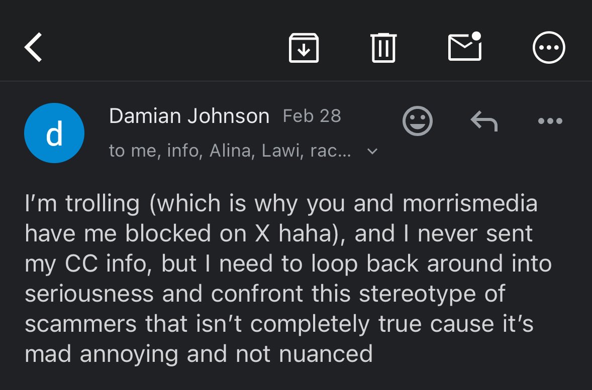 Yes he’s a real UGC creator.

Yes UGC creators are also real everyday people, and some people are simply racist and try to trigger others to get attention 🤷🏽‍♀️

He knows as well, I had to block him for being a racist troll to black creators just trying to work years ago 🙄 weird