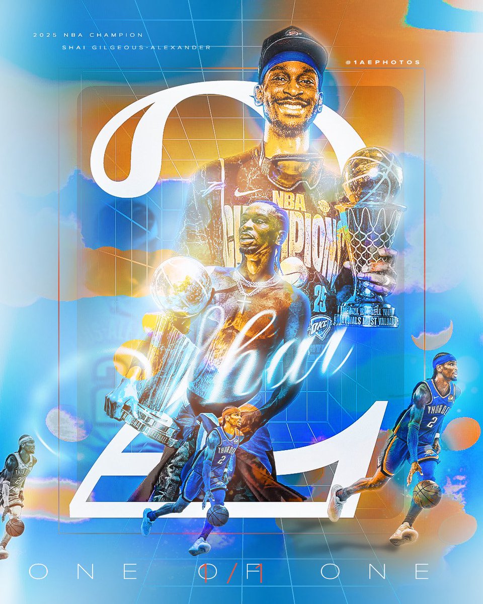 Shai Gilgeous-Alexander x ONE OF ONE

#sportsgraphics #smsports #nbafinals