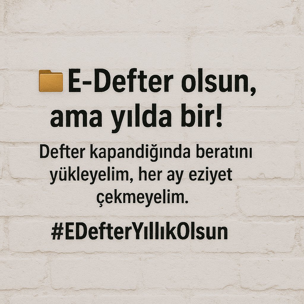 #EDefterYıllıkOlsun