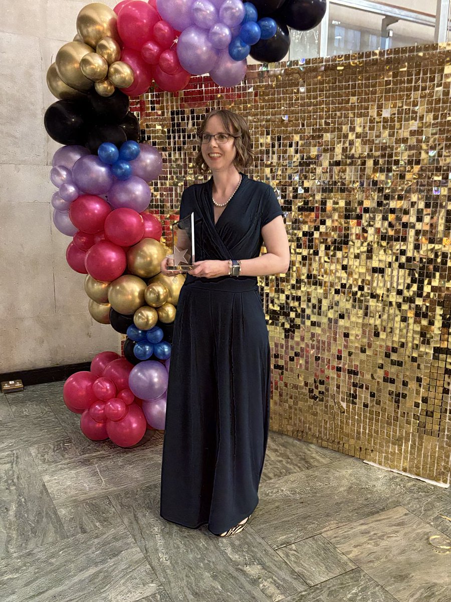 CNTWNHS's tweet photo. Our next award is for Clinician of the Year and the winner is… Louise Rutter.
Louise has spent the last 18 months working to improve understanding of autism in older people.
#CNTWstars https://t.co/sBtMorkixH