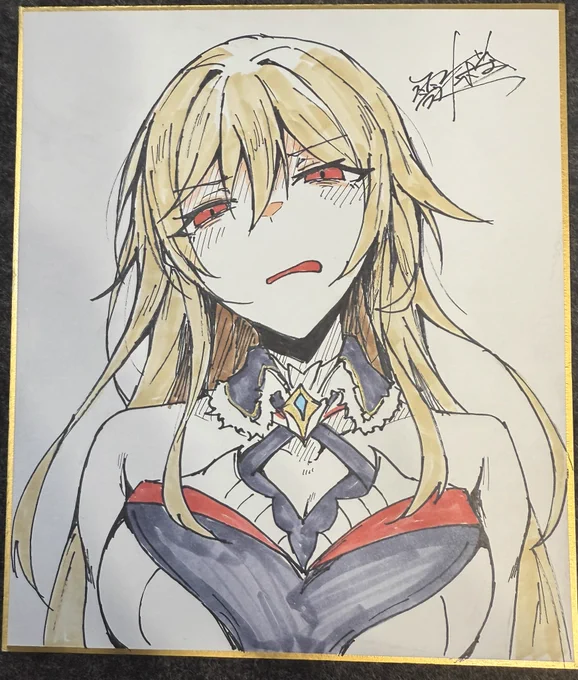 リクエスト色紙