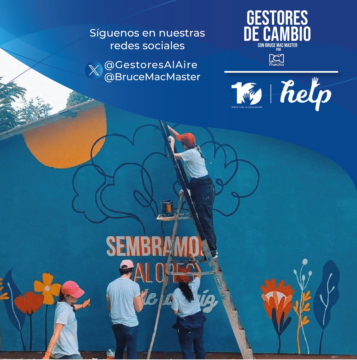 🤝En Help, los beneficiarios no reciben becas ni créditos: reciben apoyo con una condición solidaria. Dos años después de graduarse, devuelven el 25 % de lo recibido, sin intereses, para financiar a otro estudiante.
¡📻Conoce más en #GestoresDeCambio con <a href="/BruceMacMaster/">Bruce Mac Master</a>!