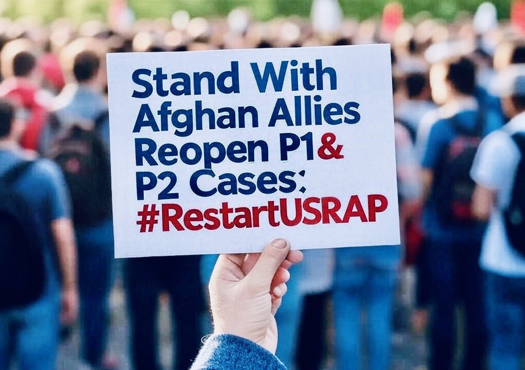 Elia598's tweet photo. Our lives are in limbo.
The USRAP suspension has stolen our future and silenced our hope.
We need action—not delay.
please restart USRAP now.

#SaveAfghanAlliesP1P2 

@UN @WhiteHouse @RefugeesIntl
#ActForRefugees @RefugeeAdvcyLab @IRAP @HIASrefugees @RESCUEorg @HouseGOP https://t.co/ZrwUBxioIW