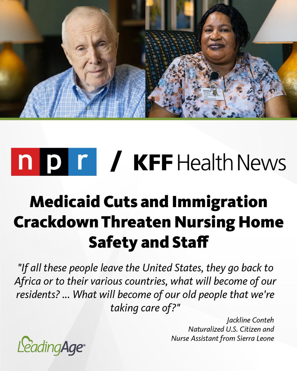 At <a href="/LeadingAge/">LeadingAge</a> member Goodwin House Alexandria, 40% of staff are foreign-born. They’re the backbone of care for residents like Rev. Donald Goodness.

“Without them, I would be—and my building would be—desolate,” Goodness says.

But now, #immigration crackdowns and #Medicaid cuts