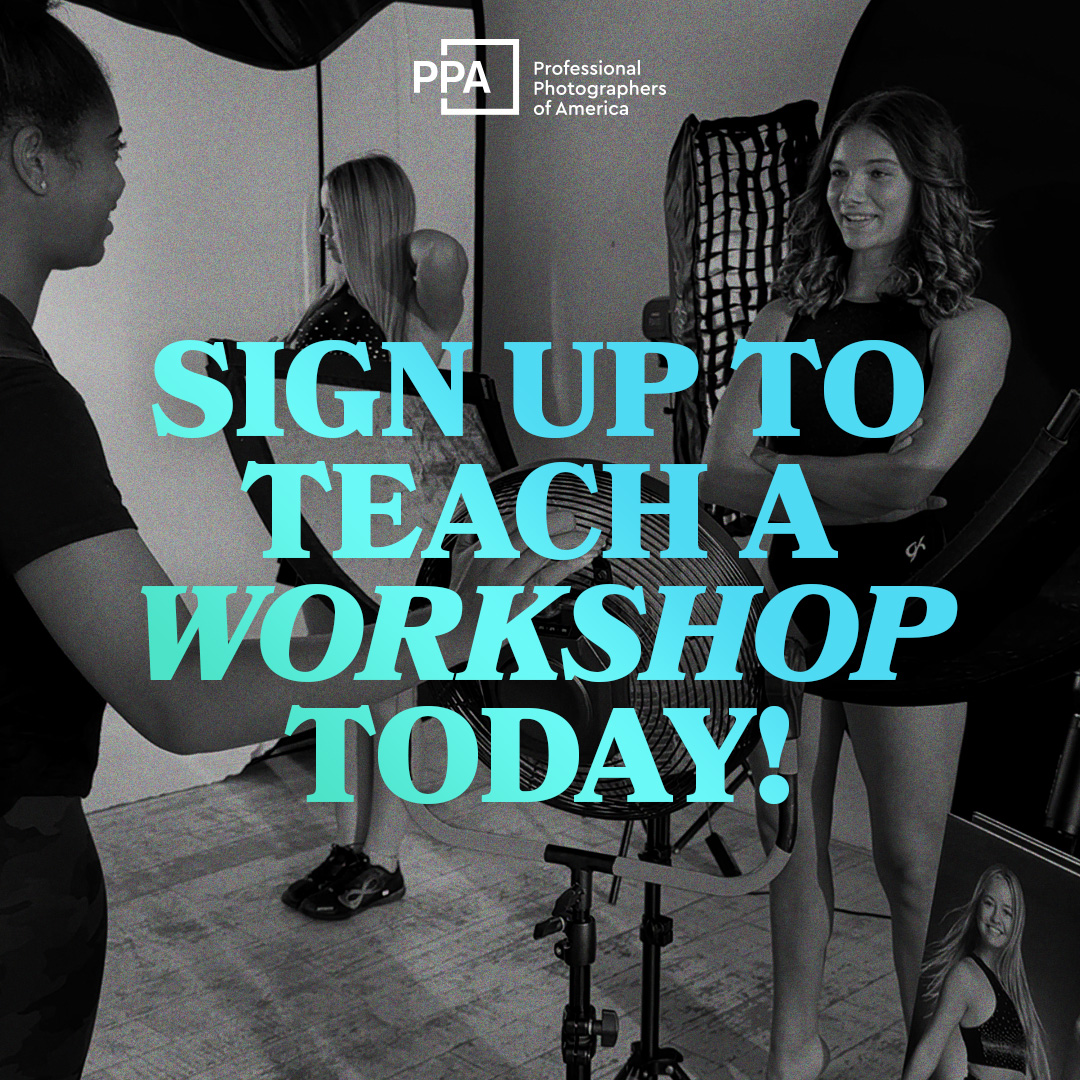 Help fellow photographers in your area by teaching a Fall Photo Workshop from September 1-15. 📸

Share your expertise while connecting with fellow creators - apply now! The deadline is July 18. ppa.com/articles/call-…