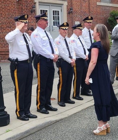 morrissheriffnj's tweet image. Morris County Sheriff’s Office Chief Retires 

Sheriff James M. Gannon honored the remarkable career of Chief Sheriff’s Officer Kelley Zienowicz today.   

Congratulations!  We all wish you well!  
#MorrisCounty #SheriffsOffice #LawEnforcement #NewJerseyLawEnforcement