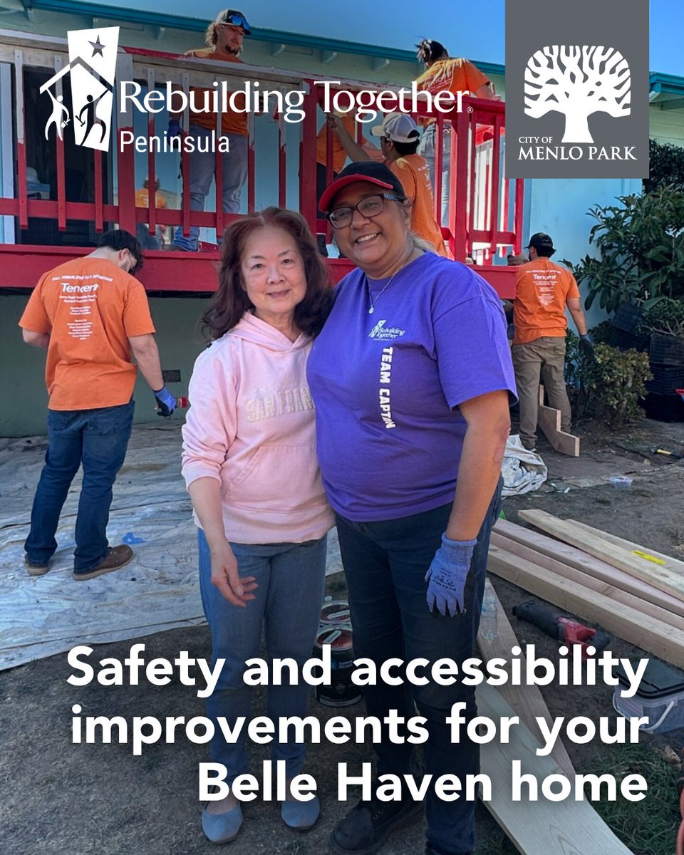 City of Menlo Park (@cityofmenlopark) on Twitter photo 🏡 <a href="/RTPeninsula/">Rebuilding Together Peninsula</a> provides home renovations and repairs for income-eligible seniors, veterans, individuals with disabilities and families.
📸: <a href="/RTPeninsula/">Rebuilding Together Peninsula</a>
ℹ️ Learn how Belle Haven low-income homeowners can improve home safety and accessibility at no cost: bit.ly/4ep3SoX 🏡 <a href="/RTPeninsula/">Rebuilding Together Peninsula</a> provides home renovations and repairs for income-eligible seniors, veterans, individuals with disabilities and families.
📸: <a href="/RTPeninsula/">Rebuilding Together Peninsula</a>
ℹ️ Learn how Belle Haven low-income homeowners can improve home safety and accessibility at no cost: bit.ly/4ep3SoX