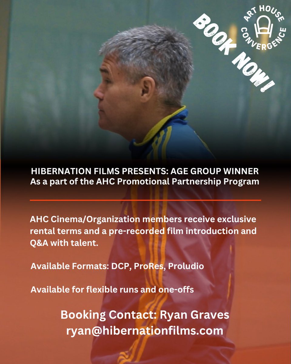 Hibernation Films Presents: Age Group Winner
*part of the AHC Promotional Partnership Program*

Reach out now to book the film and be a part of the new 52.

Contact — Ryan Graves (Hibernation Films) mailto:ryan@hibernationfilms.com