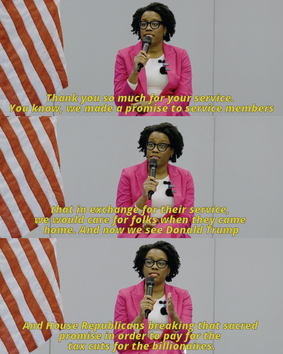 We made a promise to our service members that we’d care for them when they came home. 

That sacred promise is now being broken by the Trump administration in order to pay for a tax cut for billionaires.