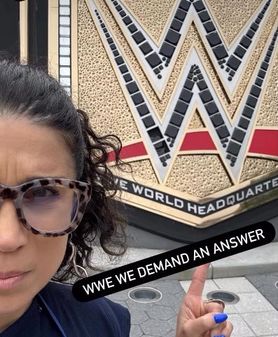 We are not stopping.
 
Yesterday, Journalist and host of the “Zionist AF” podcast Anya Farber approached WWE headquarters seeking any response after Multiple attempts to obtain official comments on the actions and behavior of Sami Zayn. Something WWE and TKO have been avoiding