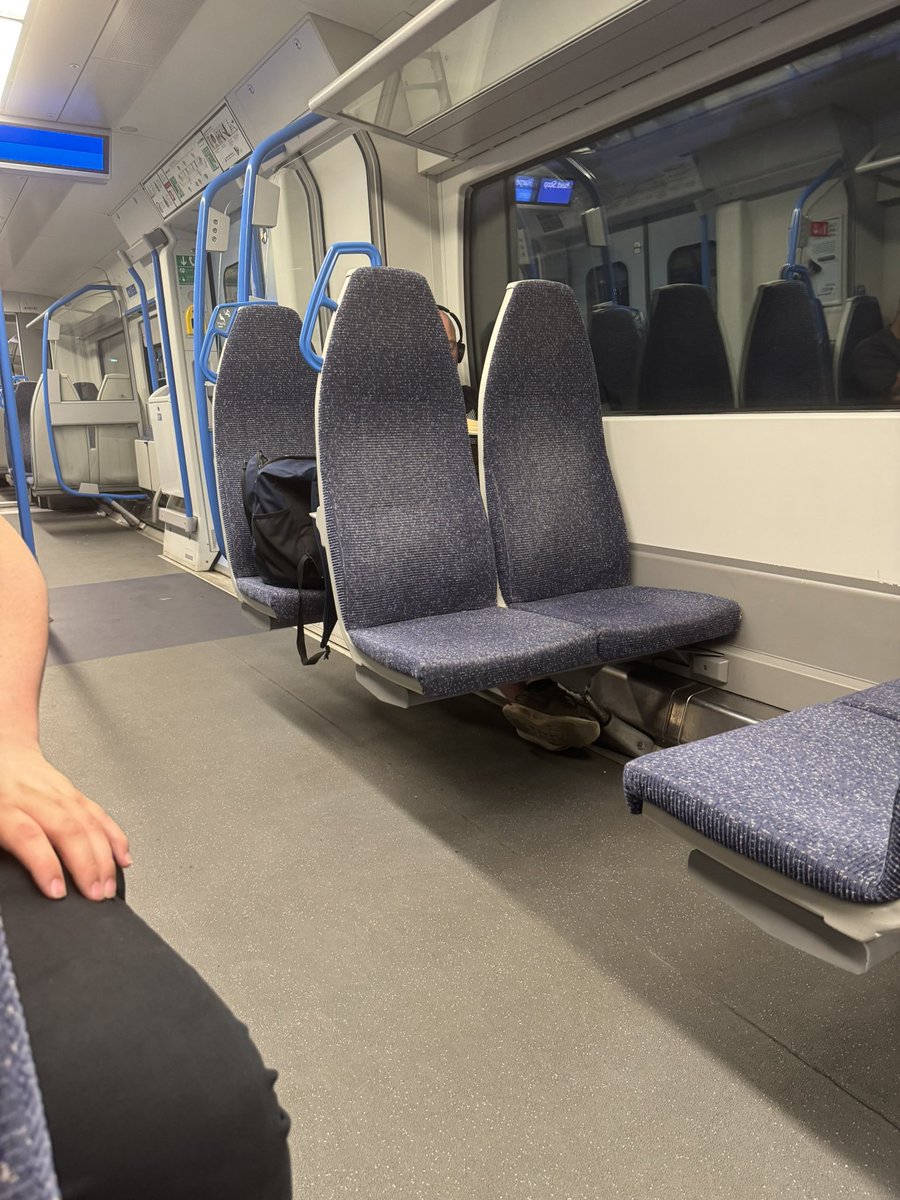 Yet another train journey with no graffiti, no-one putting feet on seats and no-one playing music on their phone speaker.