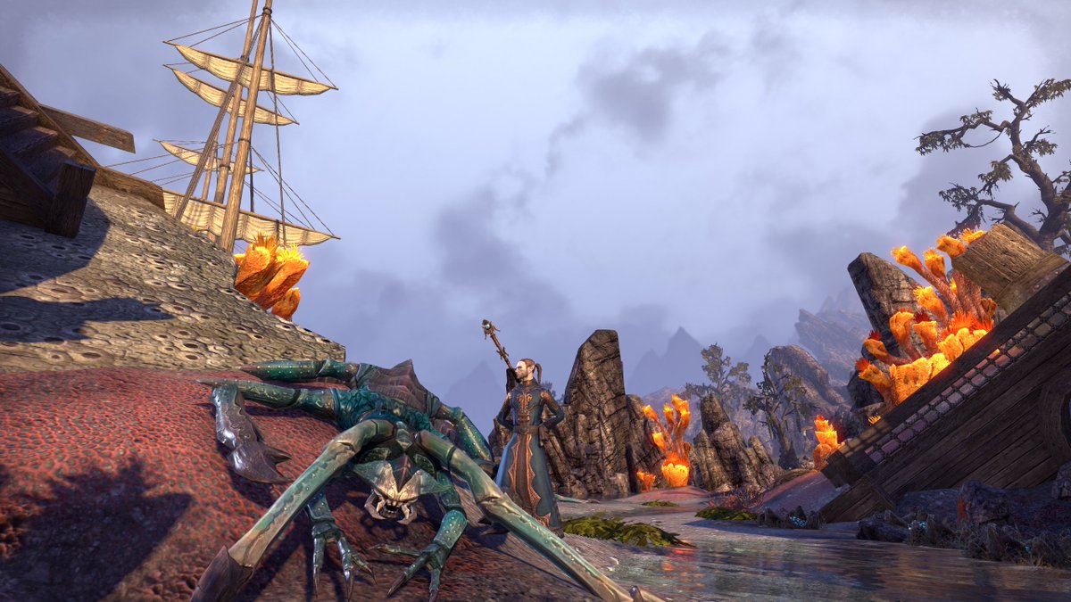 Tussler stormed the beach at Matron's Clutch, killed the Dreugh Matron, and ended the threat of the Dreugh egg-tenders.

#ElderScrollsOnline #ESO