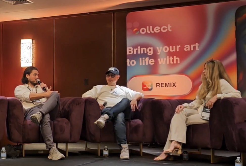 Our very own <a href="/WOLF_Financial/">WOLF</a> Spaces hosts were in a VERY different setting this week 😯

Up on the REAL stages in NYC <a href="/TropicVibes/">Tropic 🇯🇲</a> <a href="/GavBlaxberg/">Gav Blaxberg</a> <a href="/CadeBergmann/">Cade 🐺</a>