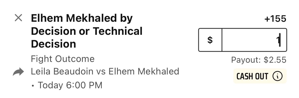 Elhem Mekhaled Dec +155 (1U)

#Boxing