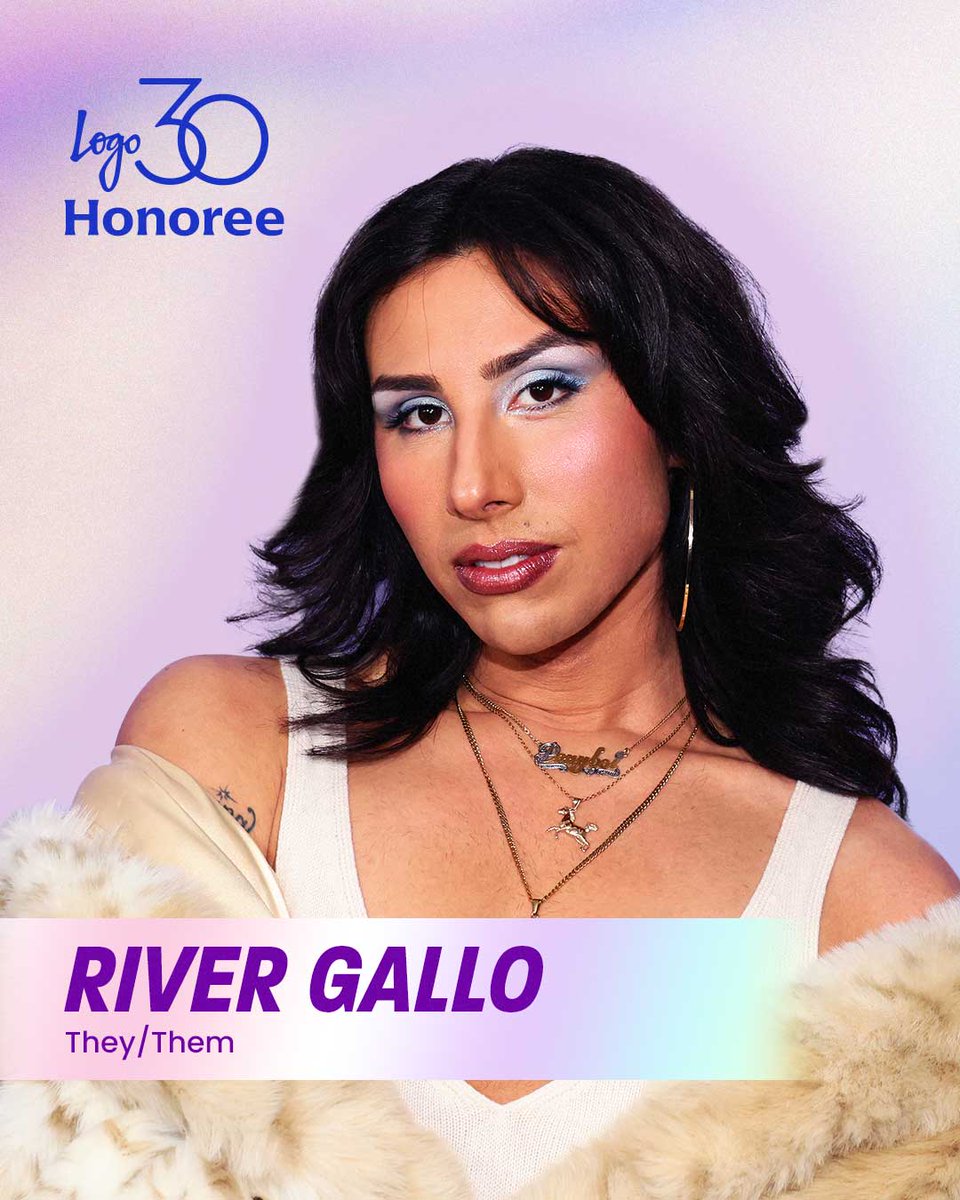 LogoTV's tweet image. Grateful for River Gallo's storytelling & activism โ and for the fact that this #Logo30 honoree's thriller, 'Ponyboi,' is now out in the world ๐