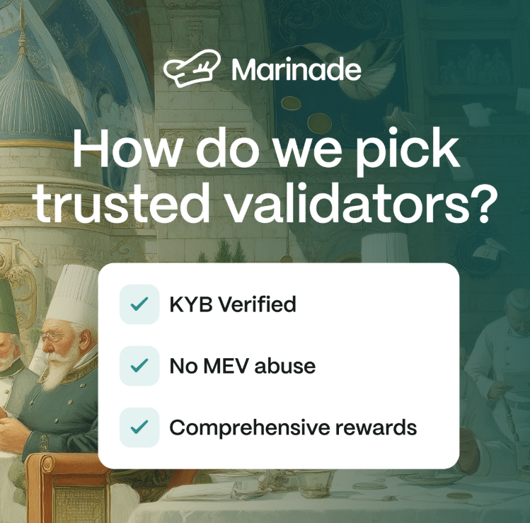 If you like watching your $SOL work for you and love transparency on-chain, <a href="/MarinadeFinance/">Marinade 🛡️</a> 🧑‍🍳 got you covered !

Marinade Select enables self-custodial, auto-staking of #solana to a set of KYCed and transparent validators.

#crypto #staking #SOL <a href="/solana/">Solana</a>

marinade.finance/features/marin…
