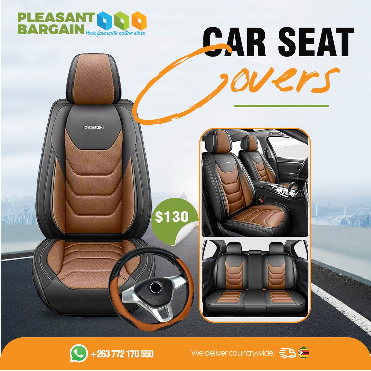 pleasantbargain's tweet photo. 🔥 Our High-Quality Seat Covers Are Almost Here! 🔥
We’re excited to announce that our premium universal seat covers for 5-seater cars will be arriving in just 1 week!
✅Top Quality
✅FREE Steering Wheel Cover with every set!
🚗 Pre-book your set today to avoid missing out. https://t.co/JTynkB8BAE