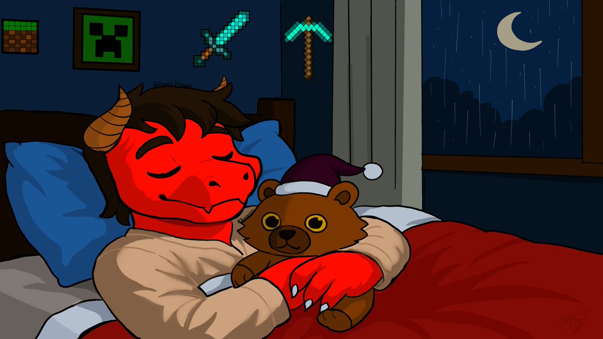 Hermosisimo dibujito para la nueva pantalla de mimision time en mi extensible en Twitch.
Muchisimas gracias de verdad a <a href="/Rudenkeey331866/">VRudenkeey</a> que le quedó magnifico y si la quieren ir a ver, siganme :D twitch.tv/Yaunk_Dragon_MX

#furry #furries #furryartworks #stream #twitch #extensible