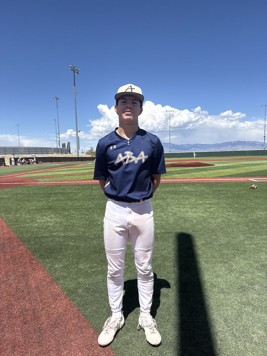 Five Tool New Mexico (@fivetoolnm) on Twitter photo F: <a href="/AbqBaseballAcad/">Albuquerque Baseball Academy</a> 2028 Navy 16, USA Prime Goodman 16U 0
PoG: <a href="/HarveyIzekiel/">Izekiel Harvey</a> 5IP, 8K, 0 ER
Hitter: <a href="/CarsonWest22/">Carson</a> 2-3, 3B, 3 RBI F: <a href="/AbqBaseballAcad/">Albuquerque Baseball Academy</a> 2028 Navy 16, USA Prime Goodman 16U 0
PoG: <a href="/HarveyIzekiel/">Izekiel Harvey</a> 5IP, 8K, 0 ER
Hitter: <a href="/CarsonWest22/">Carson</a> 2-3, 3B, 3 RBI